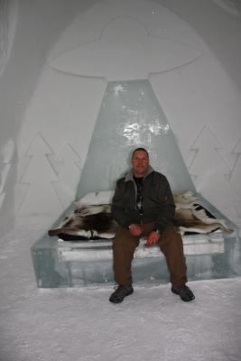 unsere IceArt-Suite im ICEHOTEL